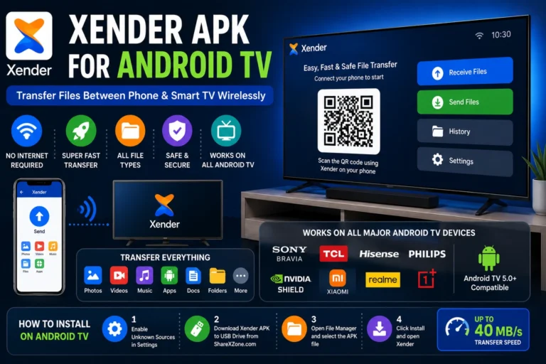 Xender APK for Android TV — How to Install and Transfer Files to Your Smart TV 2 Xender APK for Android TV
